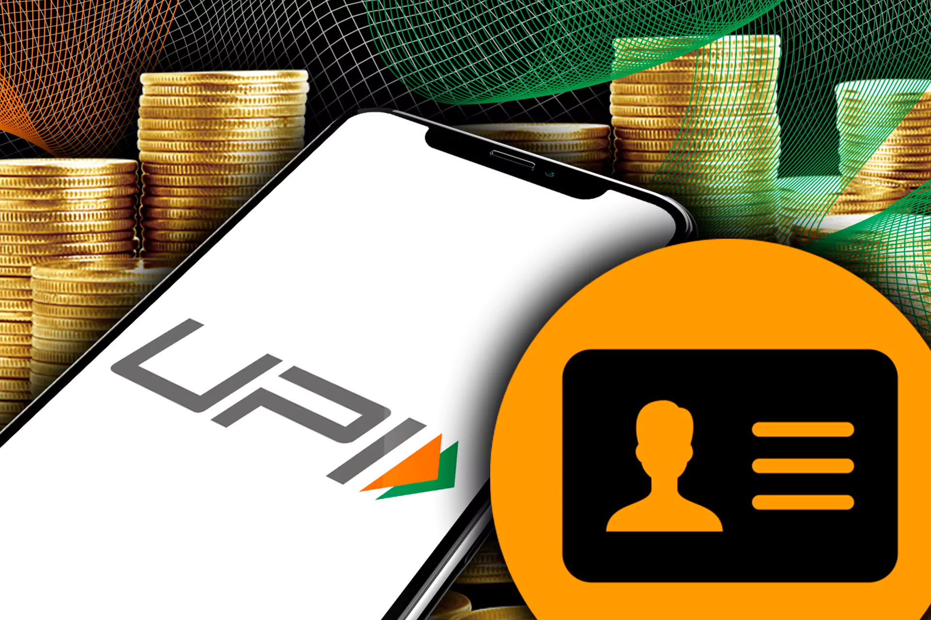 Install the UPI app and verify your bank account.