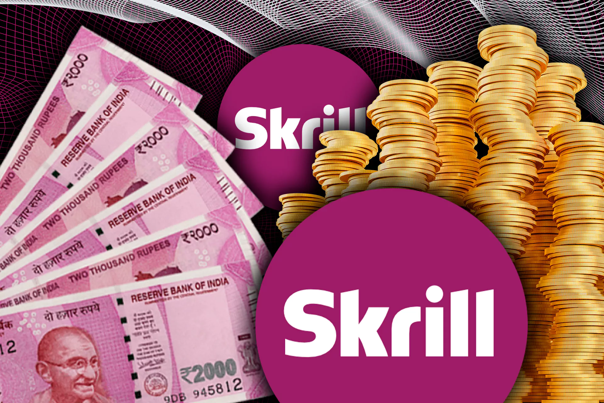 You can easily withdraw your money from Skrill.