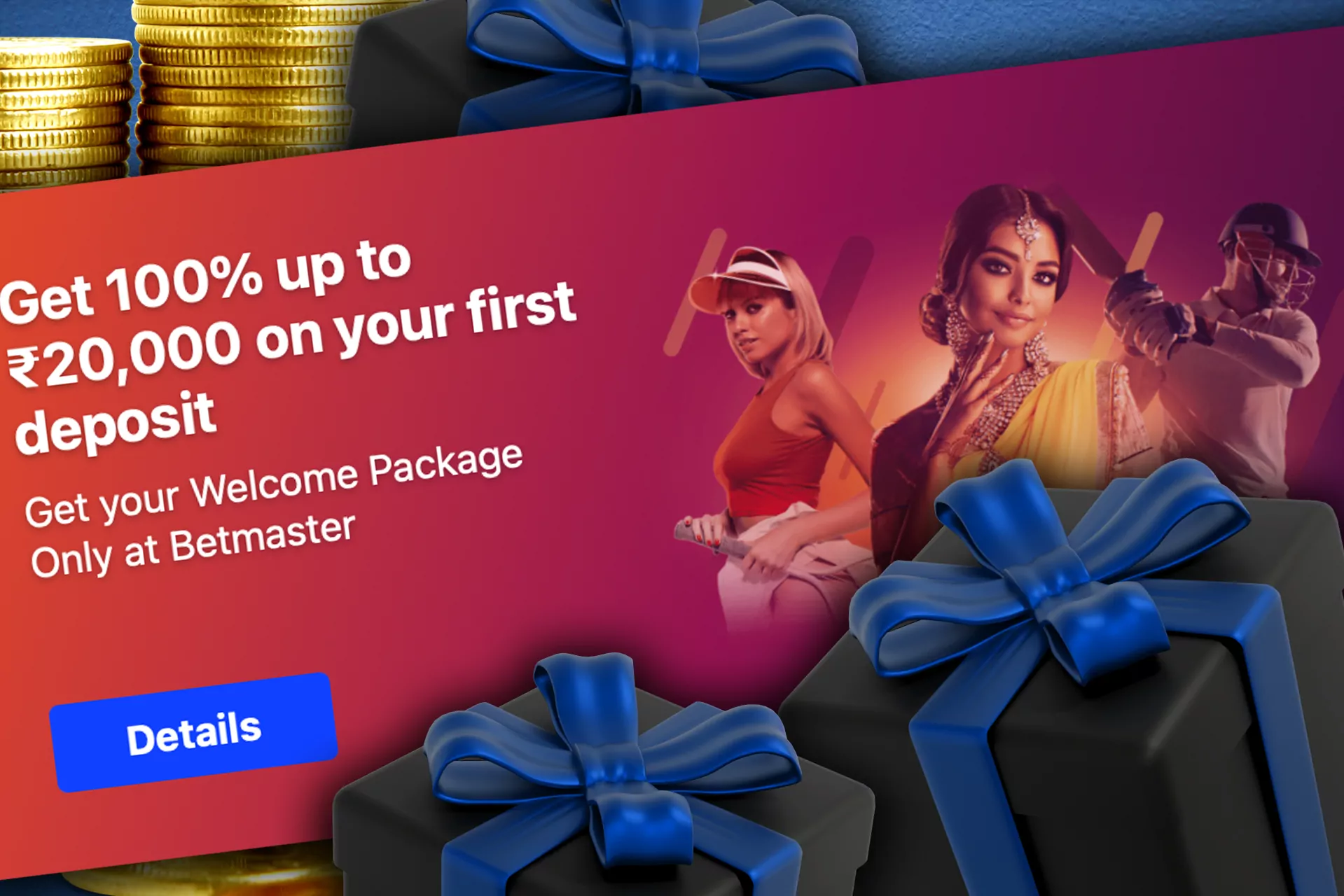 Get up to 17,000 INR as a welcome bonus.