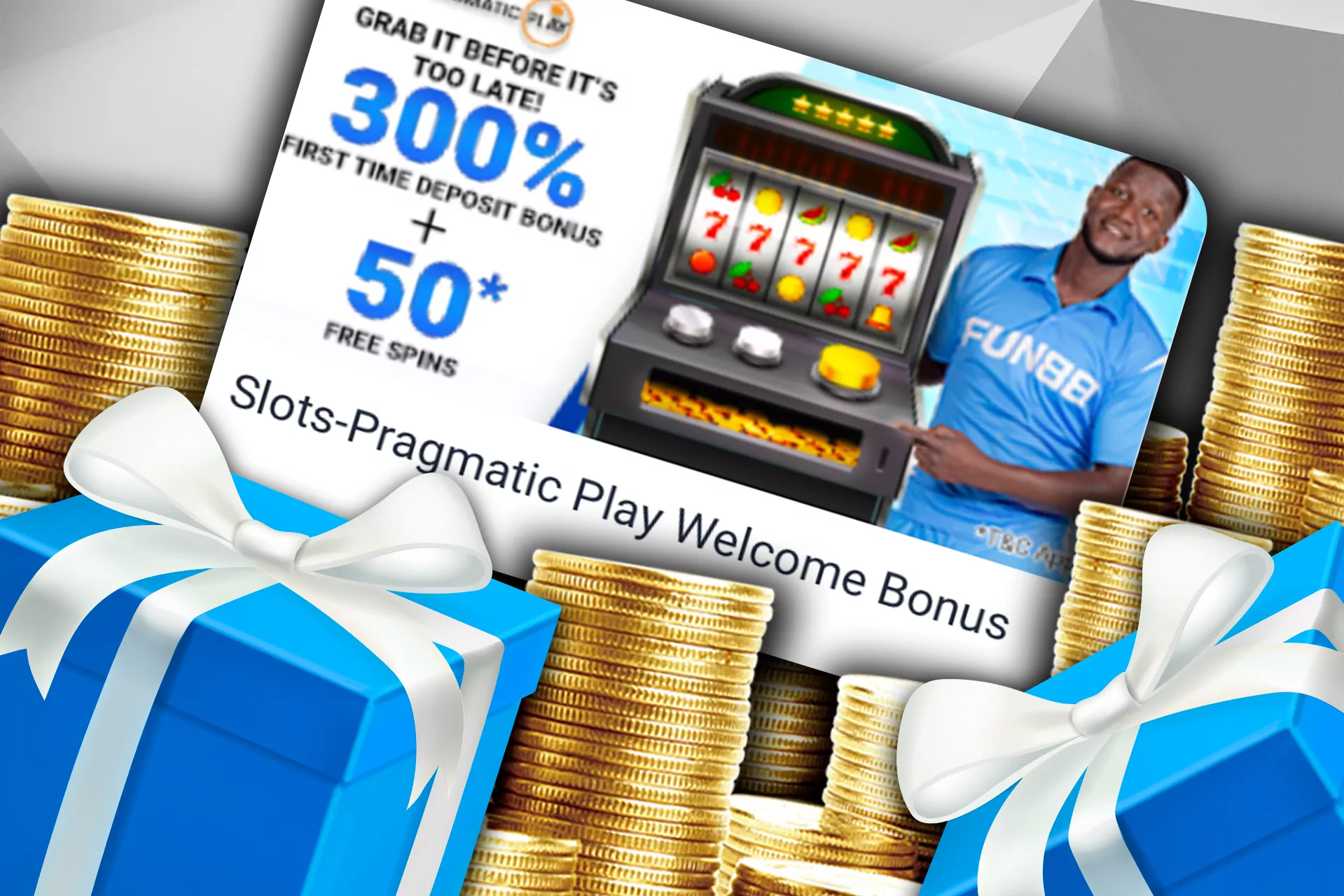 Play the Pragmatic Play slots to get this bonus.