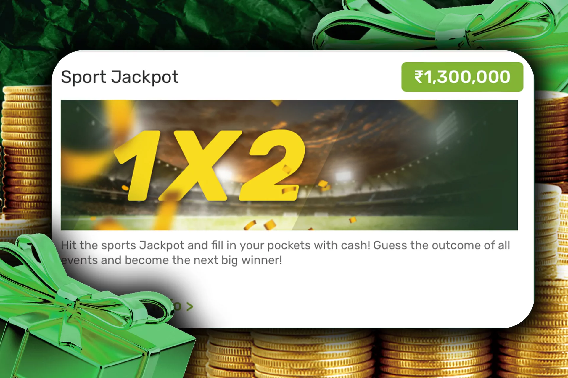 Get a part from jackpot.