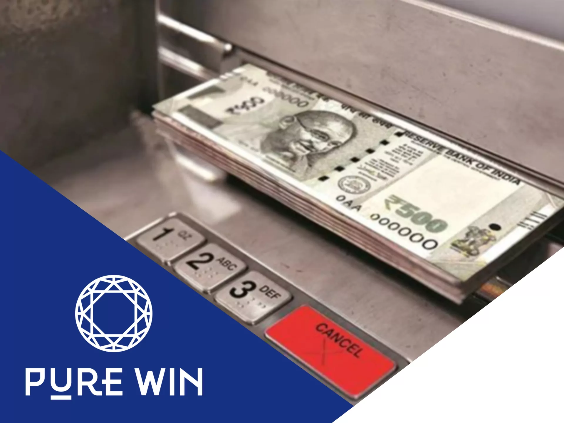 Easily withdraw money at Pure Win.