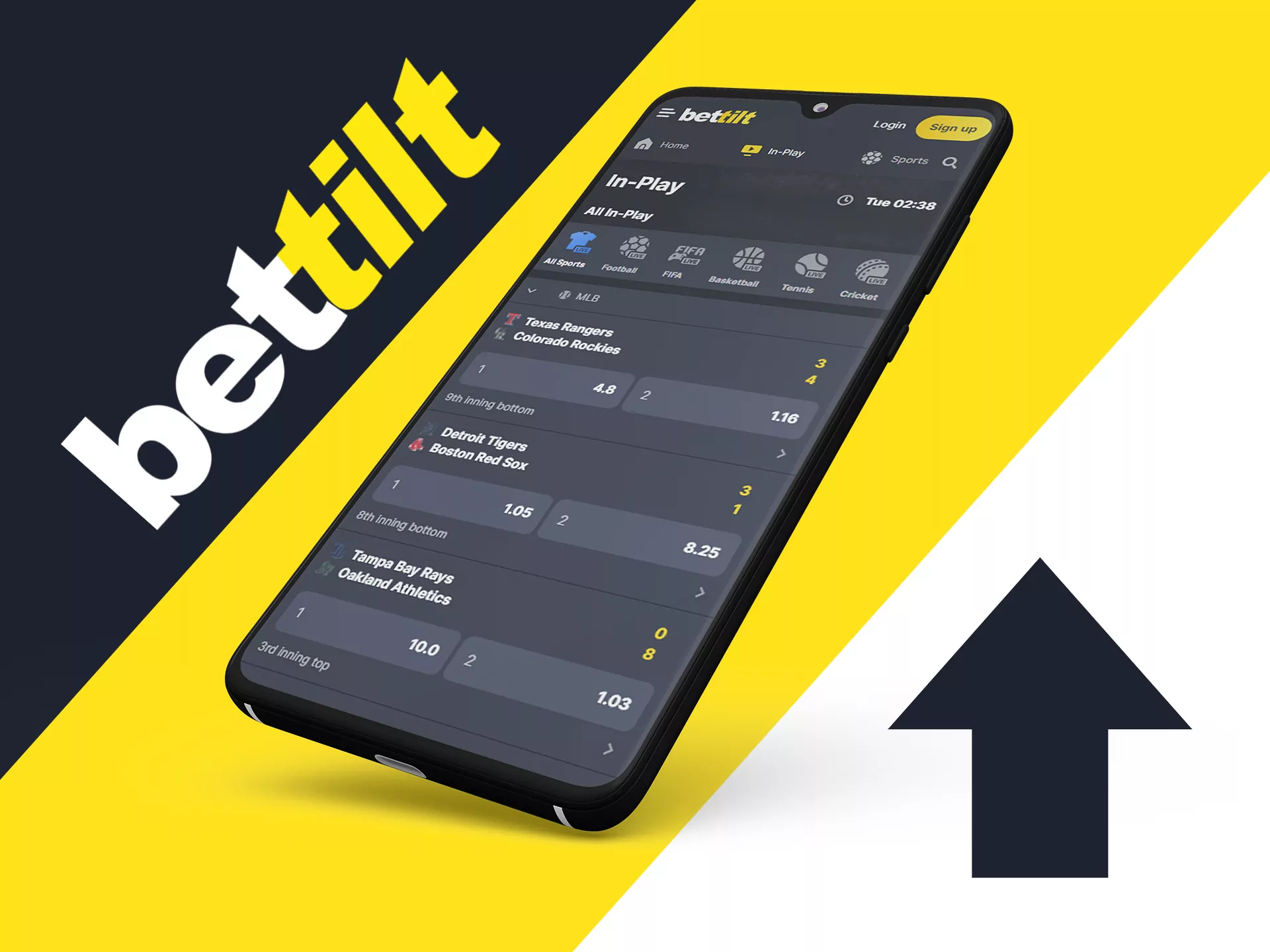 Update your Bettilt app to latest version.