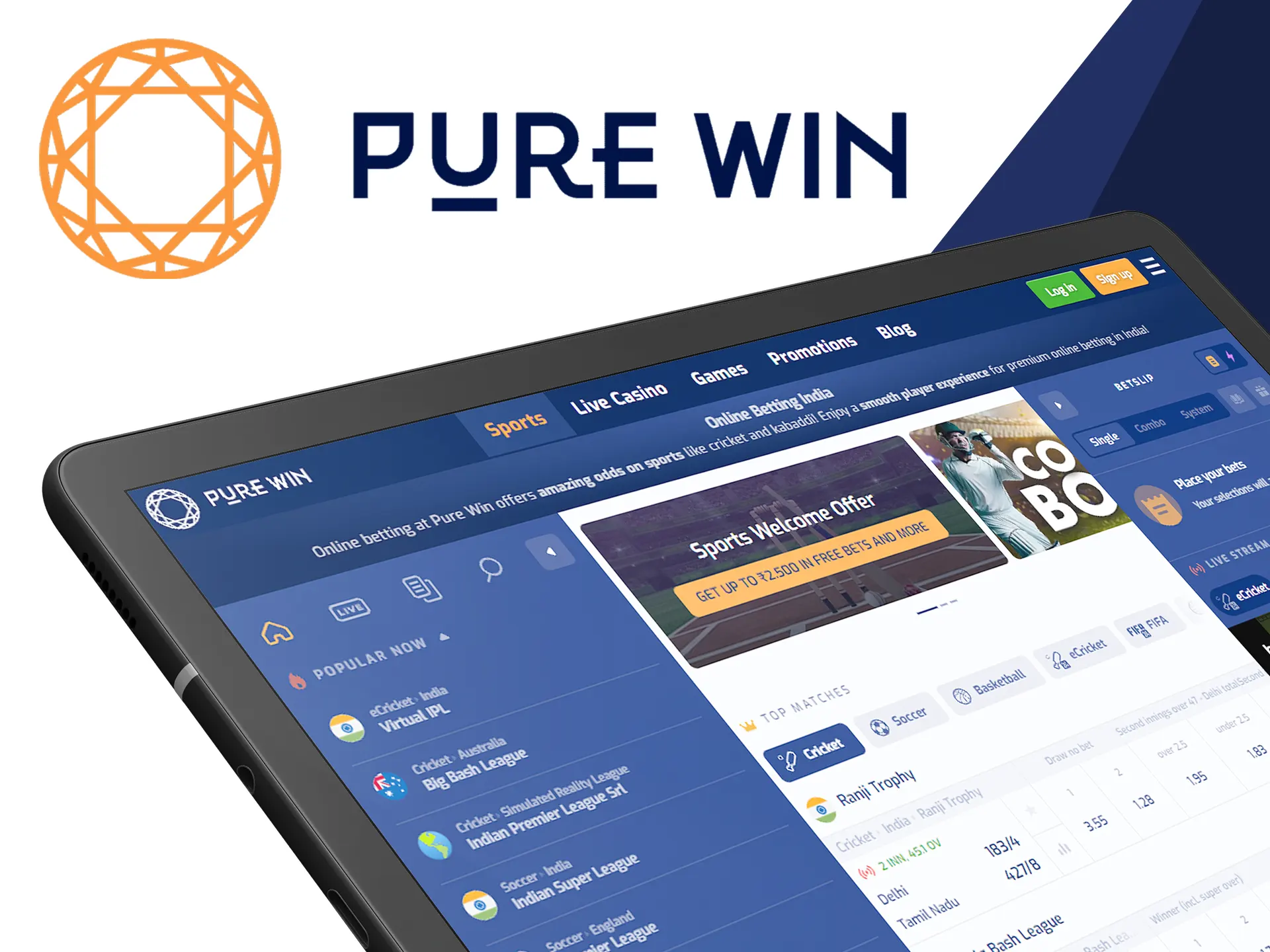 You can use Pure Win website on any device.