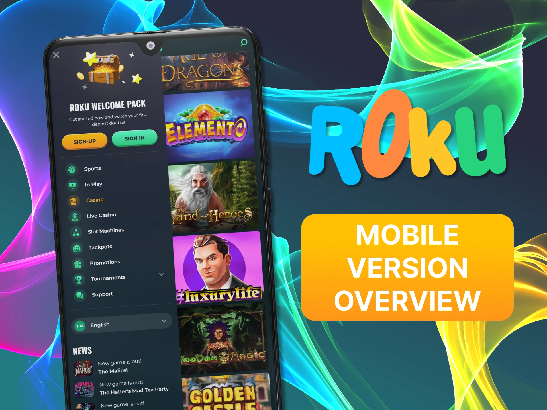 Check out the review on the Rokubet app and learn about the features and bonuses.