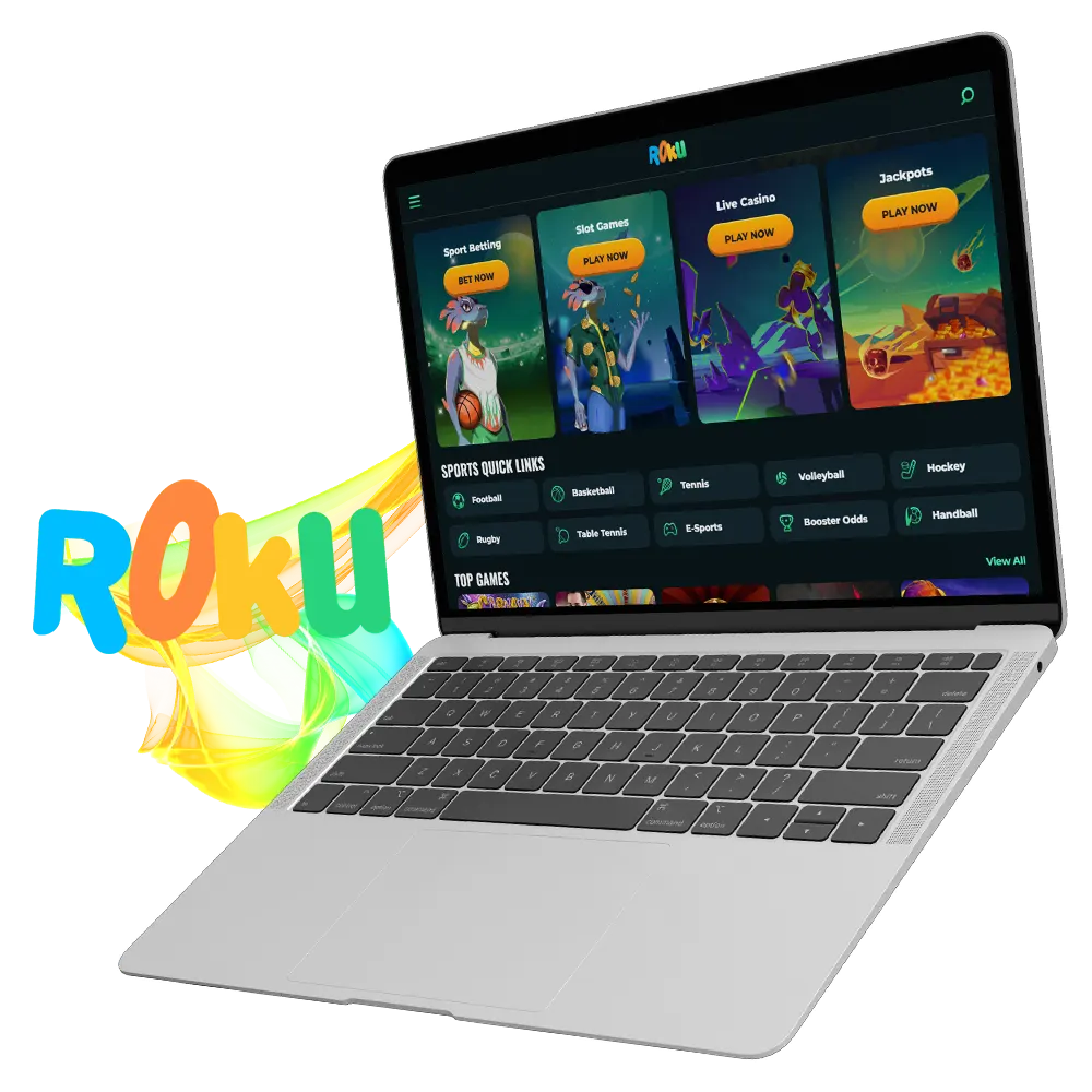 Make bets and play casino games at Rokubet.