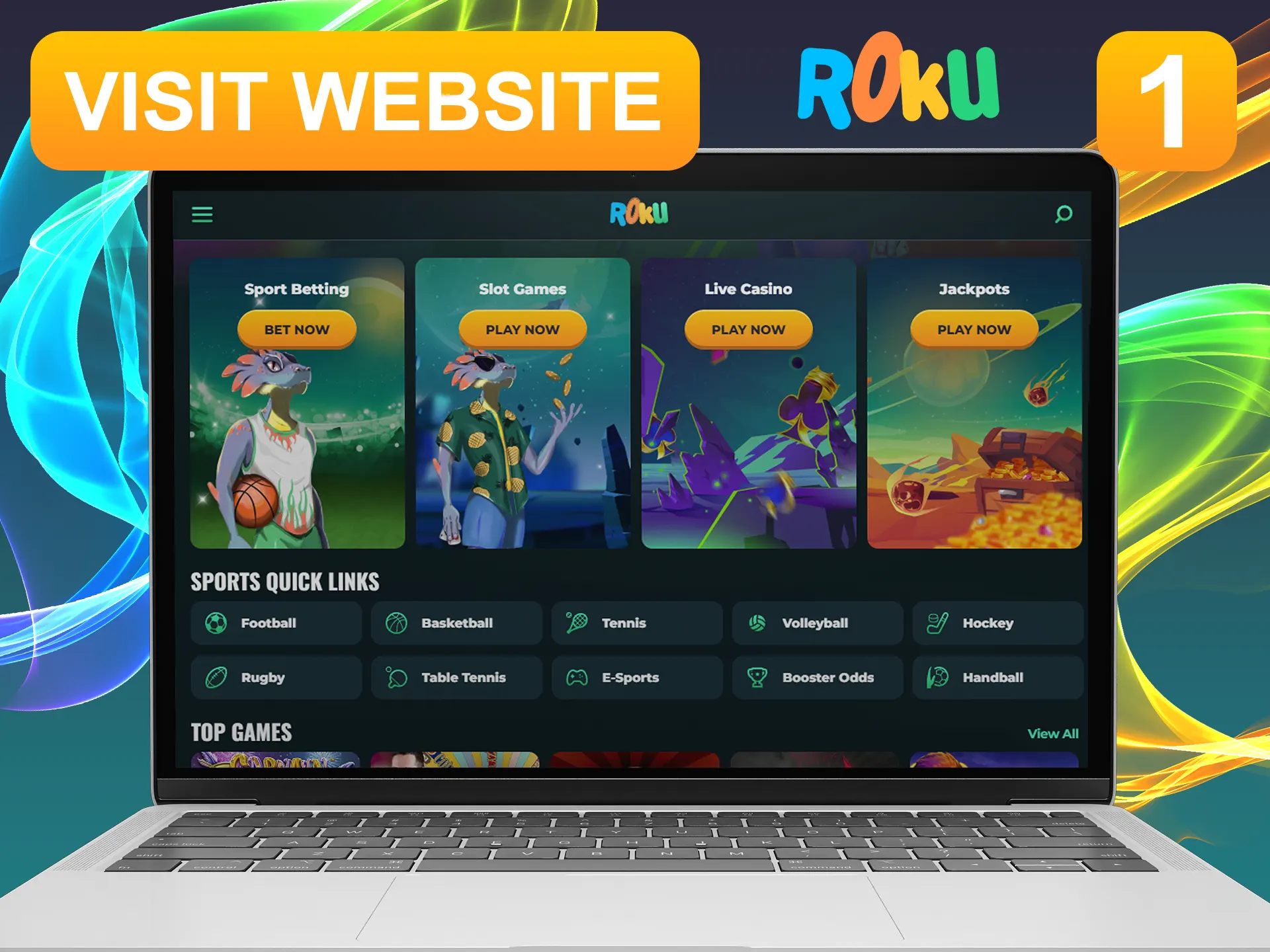 Enter on Rokubet main page.