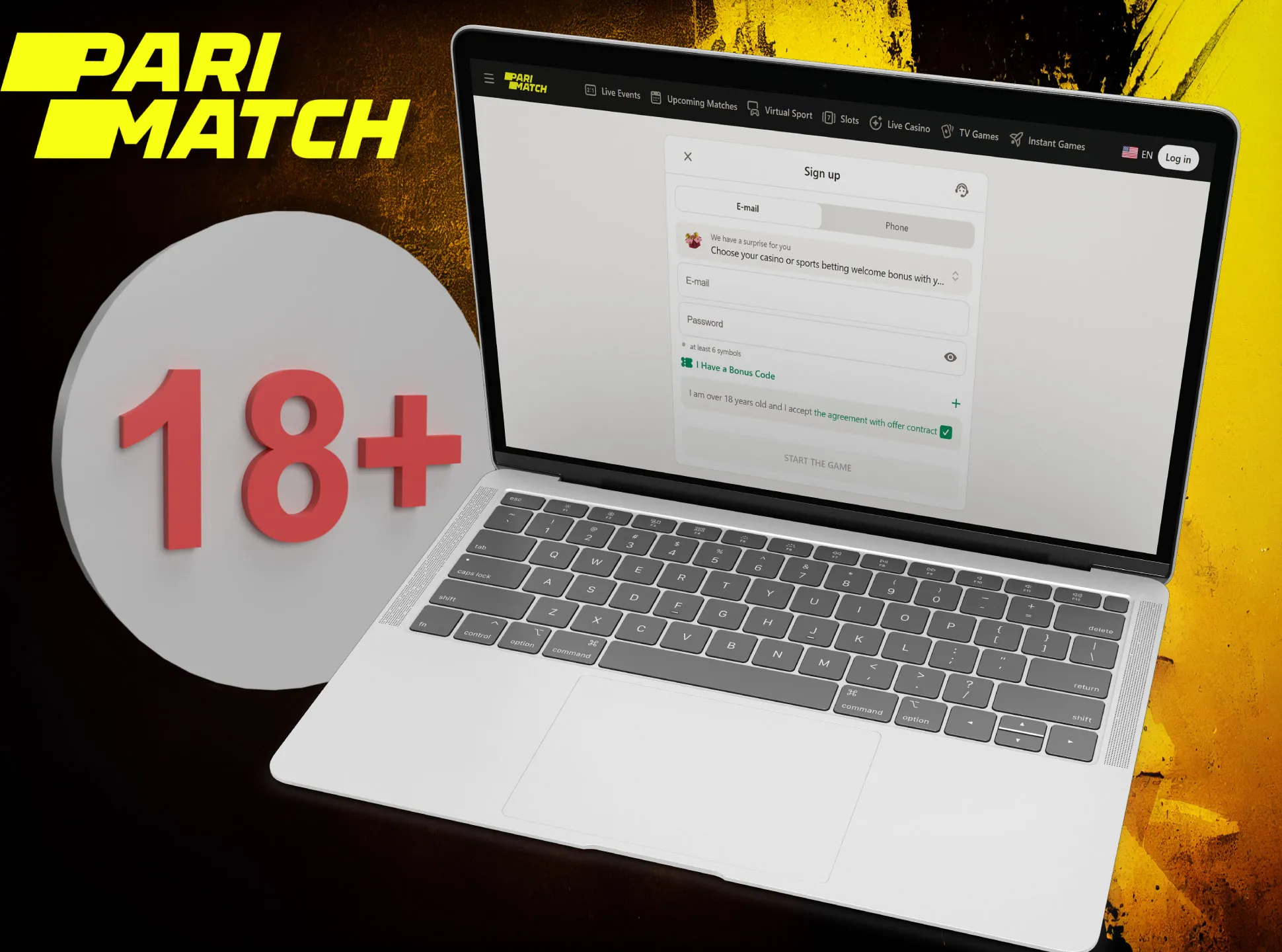 Learn how to register at Parrimatch in a couple of simple steps.